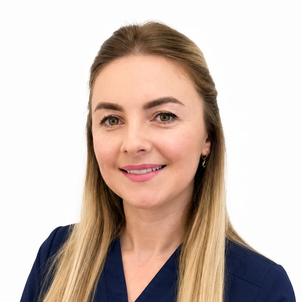 Oksana Symiv, Lekarz stomatolog